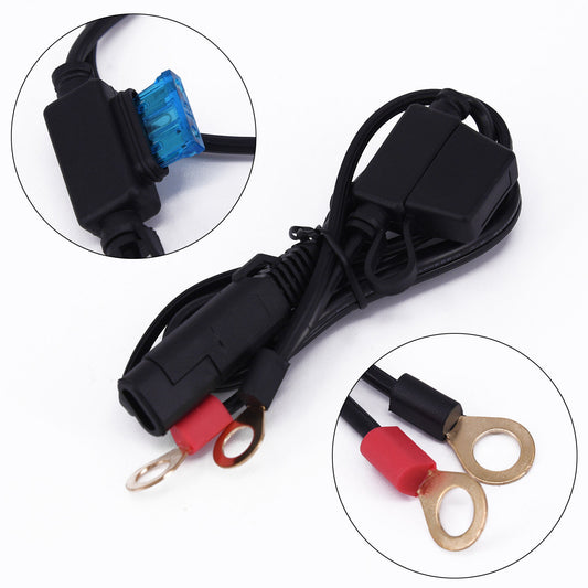 12V Motorcycle Battery Charging Cable